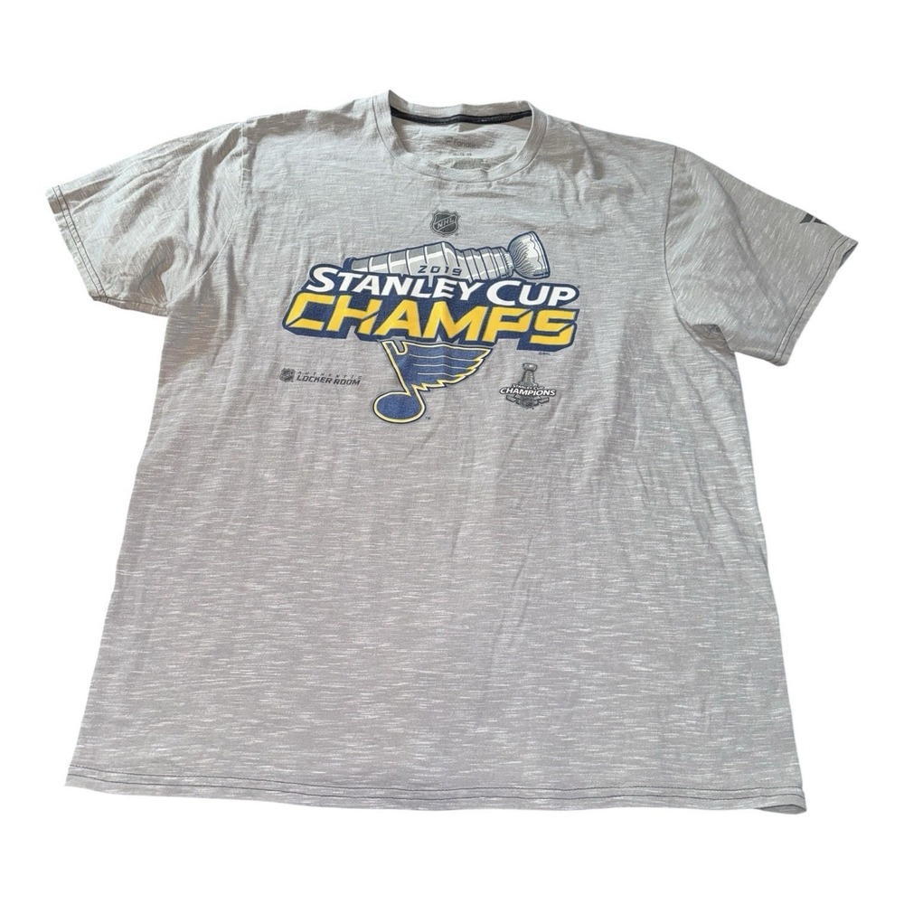 2019 St Louis Blues Stanley Cup Champions Locker Room T Shirt XL NHL Hockey